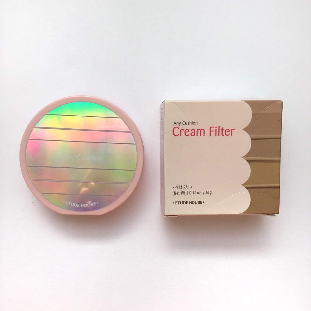 Etude House Any Cushion Cream Refill (NEW) + Case